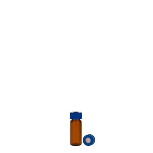 [유리초자] 1.5 ml 엠버 셉텀 샘플 바이알 & 스크류 캡 1.5 ml Amber Septum Vial & Screw cap