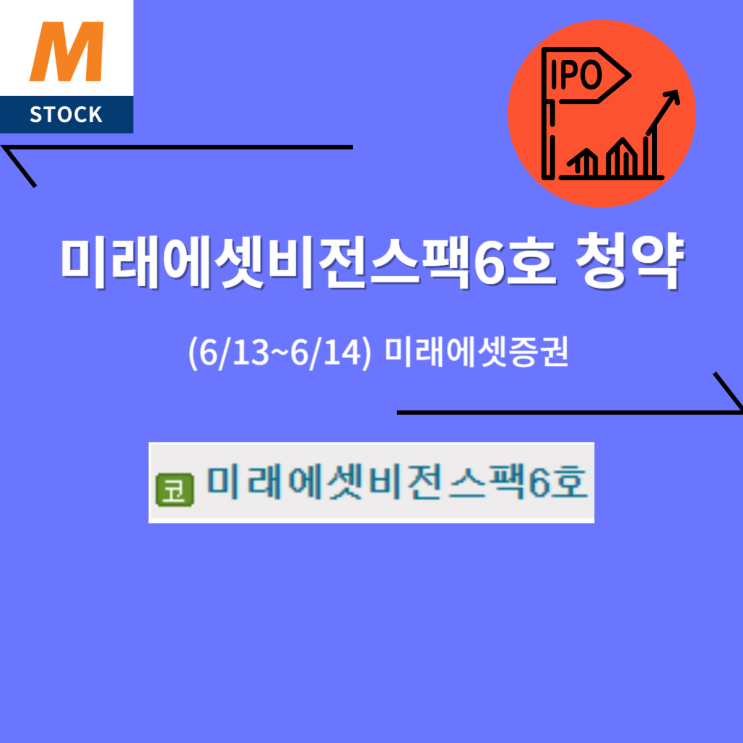  미래에셋비전스팩6호 (06/14, 미래에셋증권) -2,000원