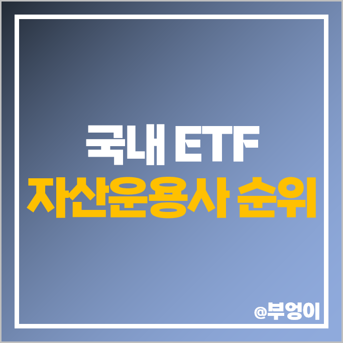 국내 ETF 운용 자산운용사 순위 삼상자산운용 미래에셋자산운용 국내 ETF 운용 자산운용사 순위 삼상자산운용 미래에셋자산운용