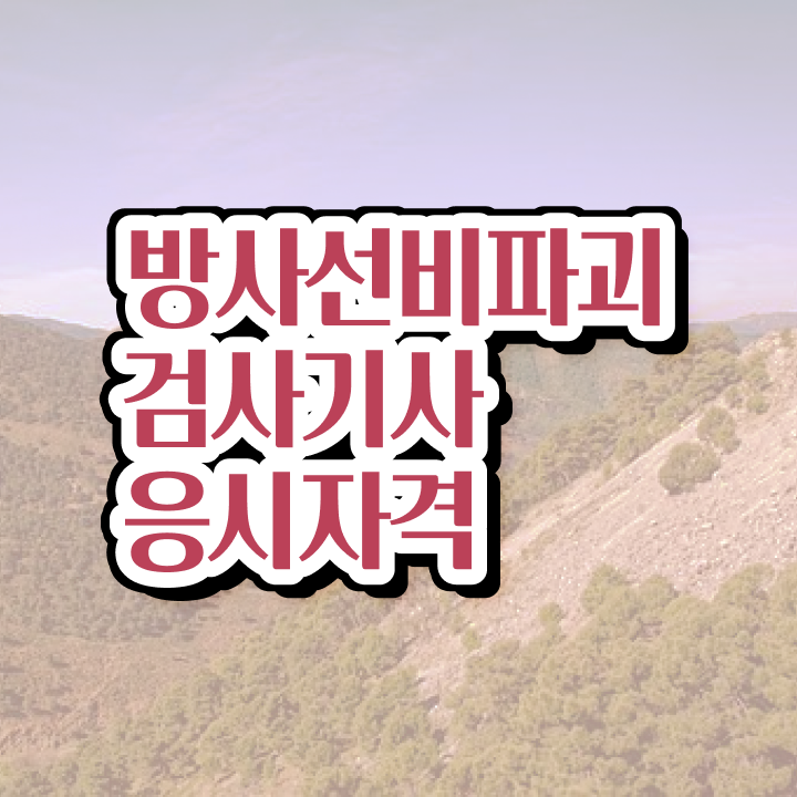  방사선비파괴검사기사 시험응시조건 온라인으로 5달만에 완료한 방법