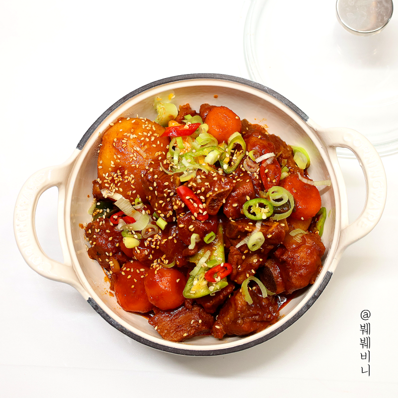 편스토랑 류수영 갈비찜 레시피 만원 돼지갈비찜 양념 소스 만들기 : 네이버 블로그