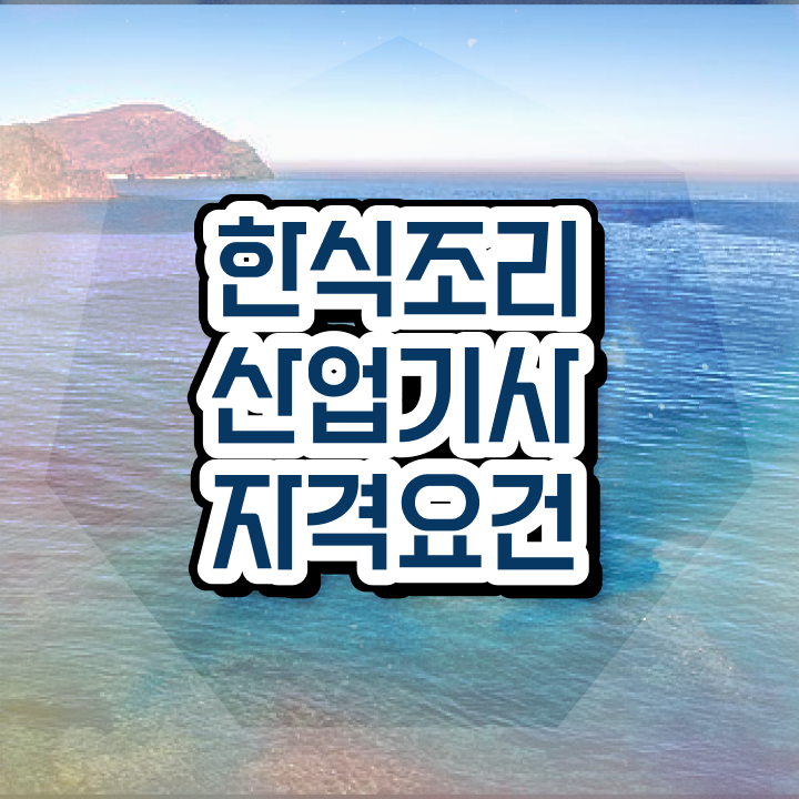  한식조리산업기사 필기 합격 한식조리산업기사 응시조건 학점은행제로 5달만에 끝낸 비법
