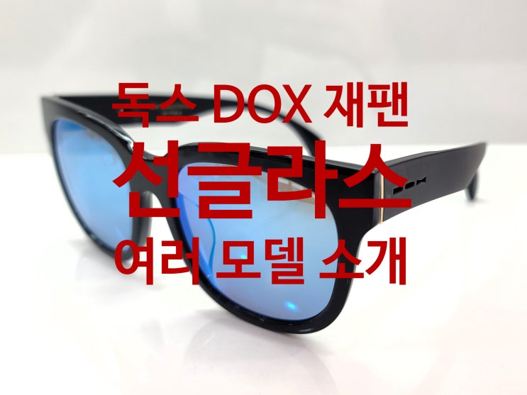 루이까또즈 제조사 필립 독스 선글라스에 대해 알아보아요