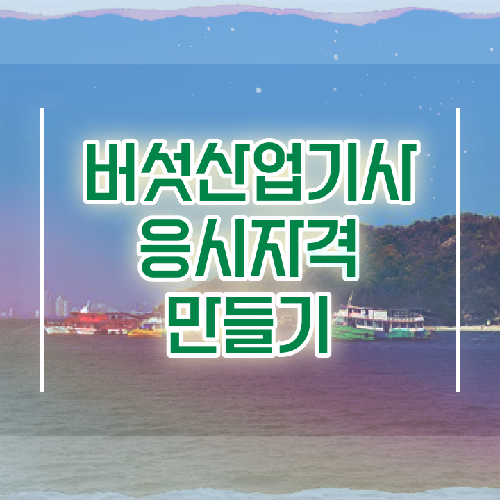  버섯산업기사 학점은행제 버섯산업기사 시험응시자격 온라인으로 5달만에 준비한 전략
