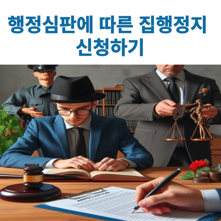  영업정지·영업허가취소 등에 따른 행정심판청구시에 집행정지신청을 함께해야 합니다