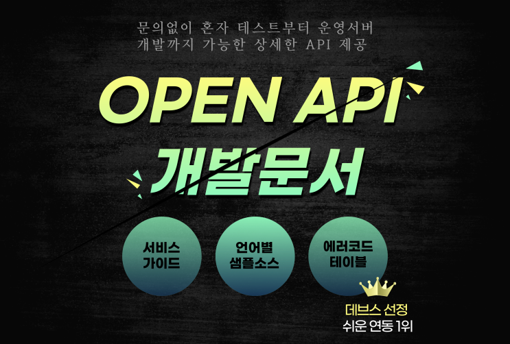  API 가이드와 레퍼런스로 누구나 쉬운 프로그램 개발하기