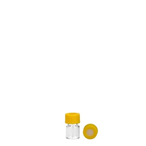 [유리초자] 1.5 ml 투명 셉텀 샘플 바이알 & 스크류 캡 1.5 ml Clear Septum Vial & Screw cap