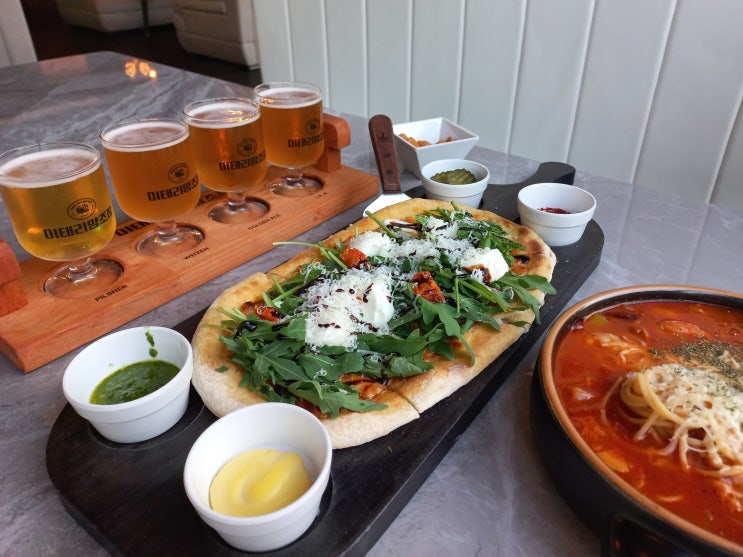  동해술집 종합버스터미널 근처 화덕피자 수제맥주 맛집 이태리양조장