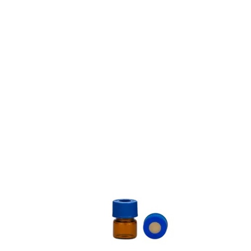  [유리초자] 1 ml 엠버 셉텀 샘플 바이알 & 스크류 캡 1 ml Amber Septum Vial & Screw cap