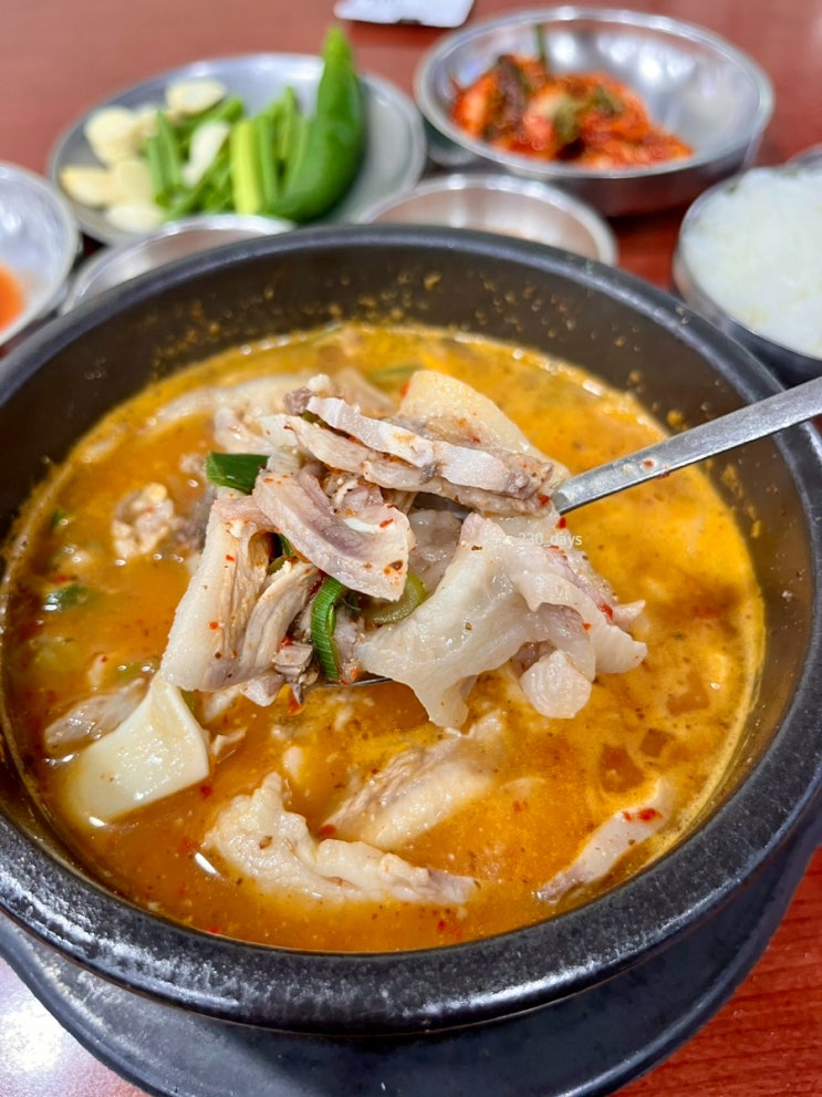  인천 3대 순대국 백암왕순대, 계산동 찐맛집