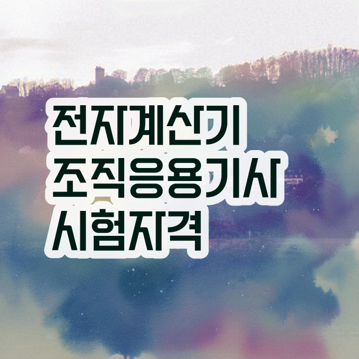  전자계산기조직응용기사 시험응시자격 인강만 듣고 1학기에 끝낸 후기