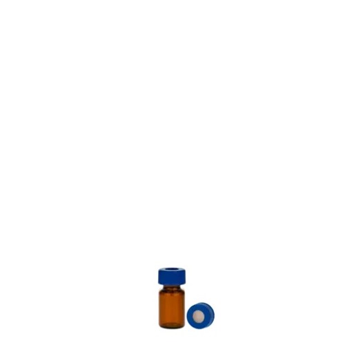  [유리초자] 1 ml 엠버 셉텀 샘플 바이알 & 스크류 캡 1 ml Amber Septum Vial & Screw cap