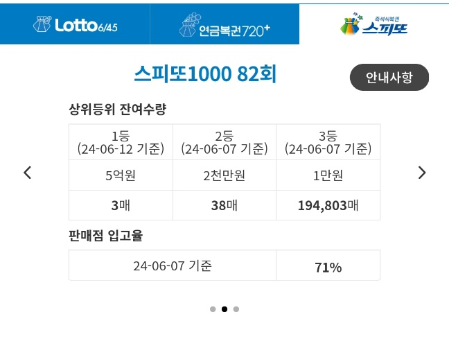  [스피또 1000]82회 5만원어치 구입