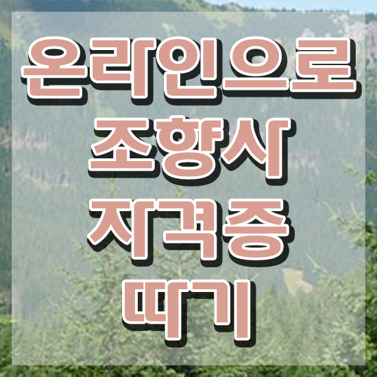  국가 자격증 추천 , 중년 직장인도 조향사 걱정하지 말아요