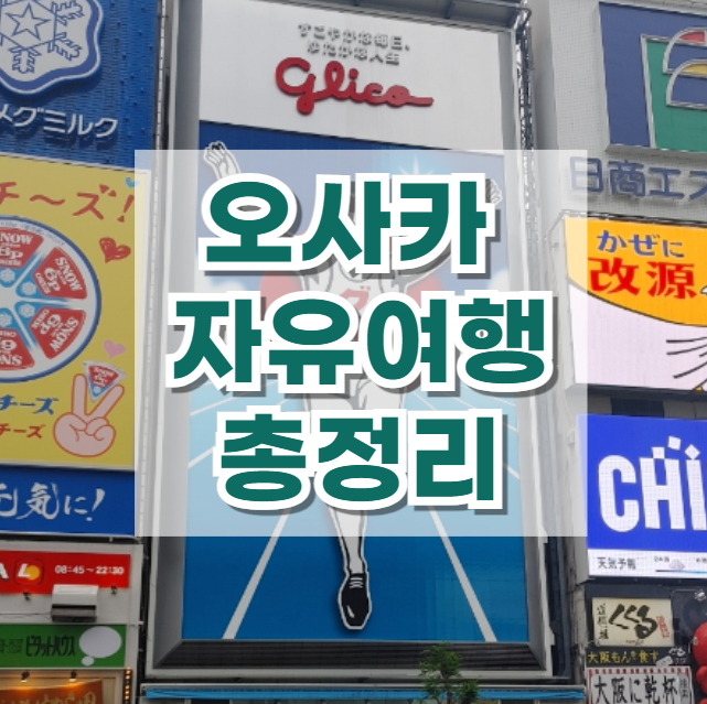  오사카 자유여행 : 여행 준비, 교통편, 여행 코스 총정리