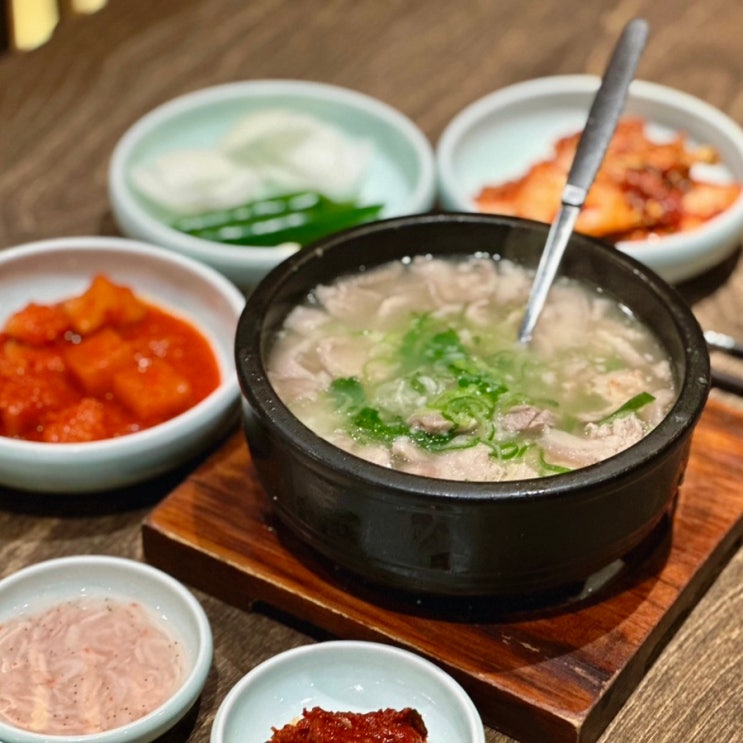  광안리 아침밥 기운나게 만들어준 극동돼지국밥