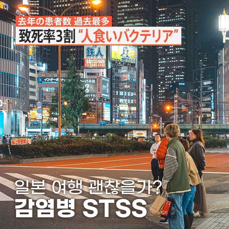  일본 여행 연쇄상구균독성쇼크증후군 STSS 감염병 주의