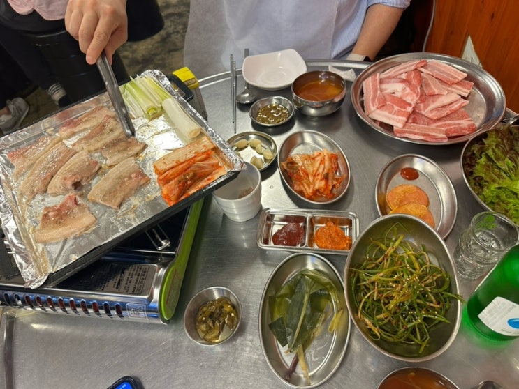  등촌 강서회관 국내산 냉동삼겹살 먹으러