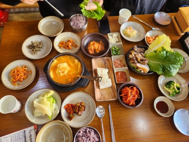  아산 현지인 추천 온양 맛집 '온양 청국장집'(주차/매장/웨이팅/메뉴)