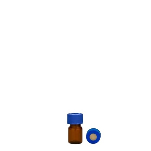  [유리초자] 2 ml 엠버 셉텀 샘플 바이알 & 스크류 캡 2 ml Amber Septum Vial & Screw cap
