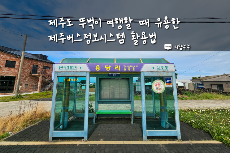  제주도 뚜벅이 여행 준비 제주버스정보시스템으로 시내버스 시간표 알아보는 법