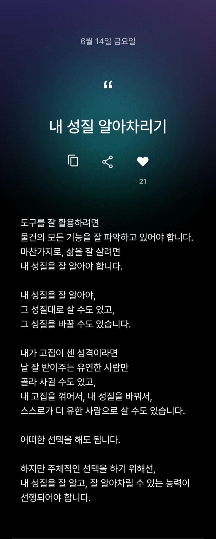  내 성질 알아차리기 feat. 메타인지를 가져봐요