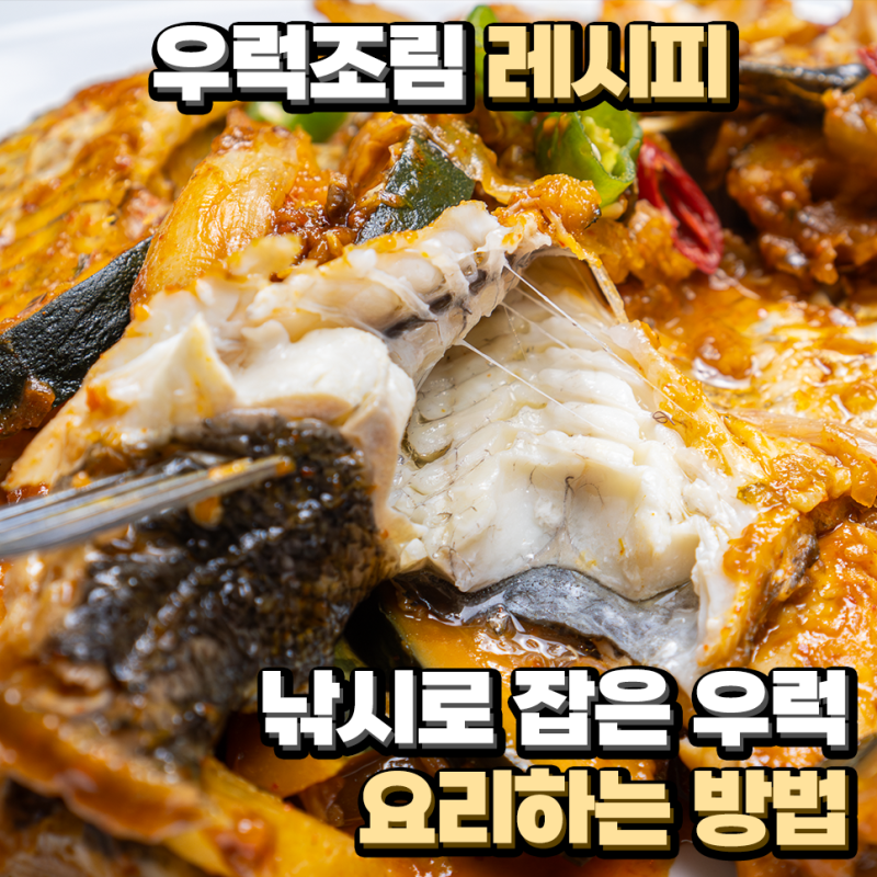 우럭조림 레시피 낚시로 잡은 우럭 요리하는 방법