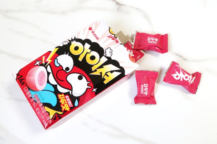  오리온 아이셔 자두맛, 맛있는 사우어 신젤리