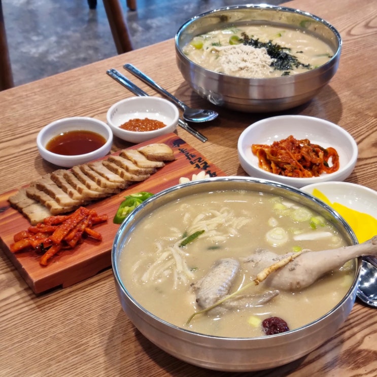  경산시장 맛집 현풍닭칼국수 경산오거리점 방문후기
