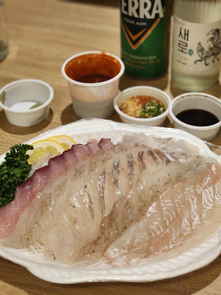  [강릉/사천진] 자연산수산물직판장 15호 대원호 모듬회 포장 후기
