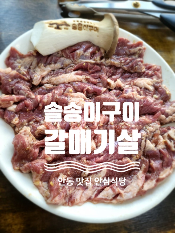  안동 맛집 솔송이구이 황금갈매기살과 생갈매기살 전문 안심식당 꿀팁