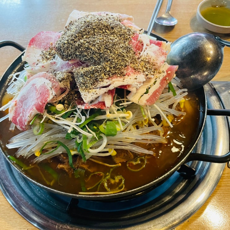  복대동 감자탕 맛집 최씨고집양평해장국 위치, 24시간 영업, 내부사진, 메뉴