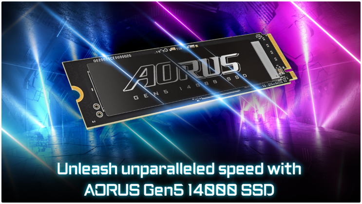  기가바이트, AORUS Gen5 14000 NVMe SSD 출시