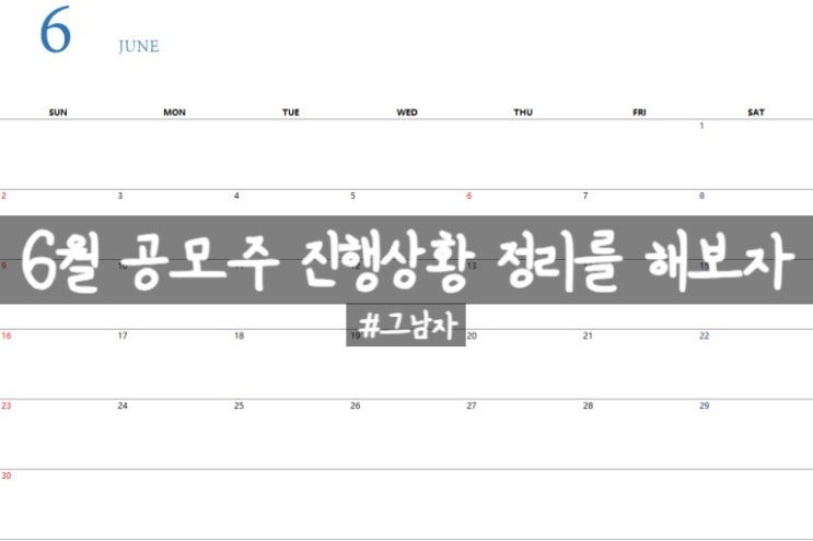  6월 공모주 진행 상황 정리
