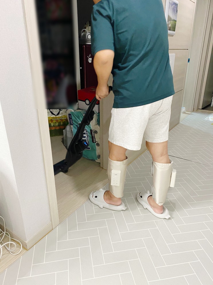  하루 종일 서서 일한 당신을 위한 힐링 타임! 스파알 포터블 종아리 마사지기