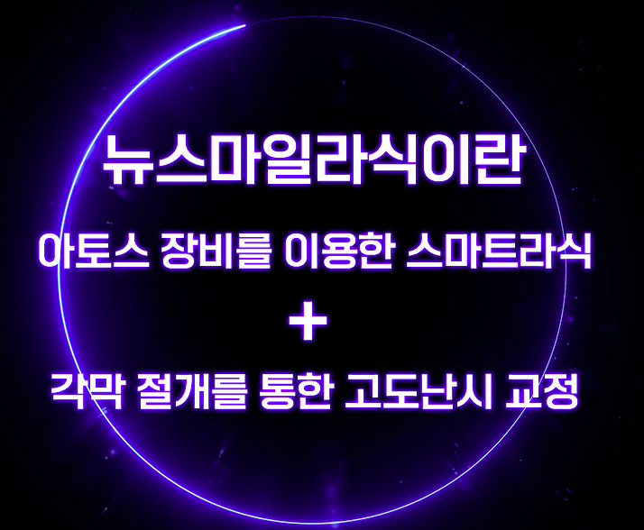  찾고싶다 내시력을! 강남스마일안과 뉴스마일수술로 안경 없는 삶을 만끽하세요