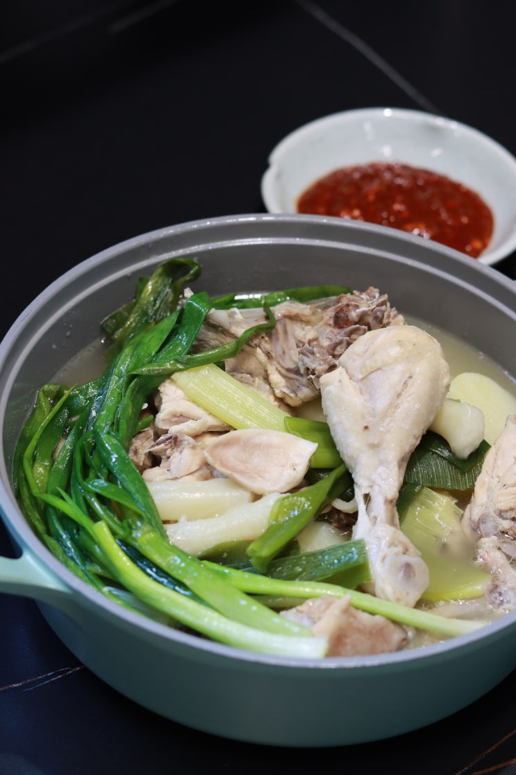 <b>편스토랑</b> <b>이정현</b> 닭한마리 레시피 닭칼국수 매운겨자소스