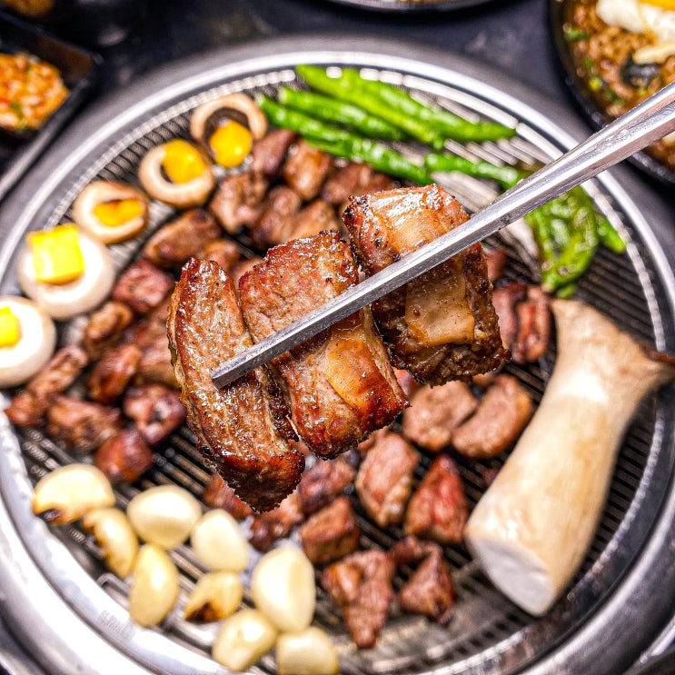  부산 강서구 명지 스타필드 맛집! 명지 고깃집 '김회장일등간받이'