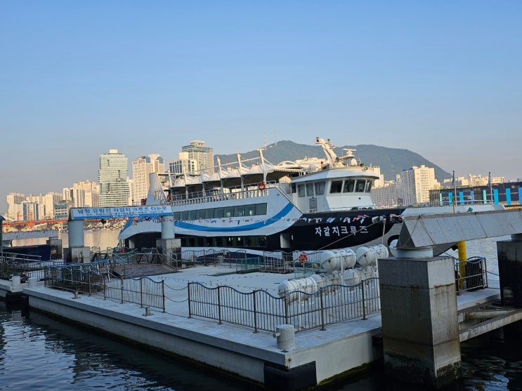  부산 자갈치크루즈 코스 가격 남항 전망대