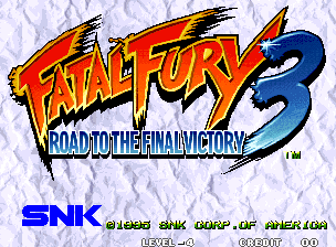  MVS 아랑전설3 Fatal Fury 3