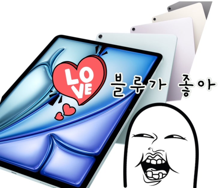  [Q&A] 아이패드 에어 6세대 색상 선택 ( 블루 vs 스타라이트 컬러 )