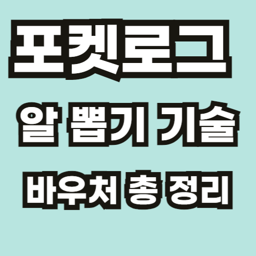 포켓로그 알 기술 뽑기 바우처에 관련된 정보 총 정리 포켓로그 알 기술 뽑기 바우처에 관련된 정보 총 정리