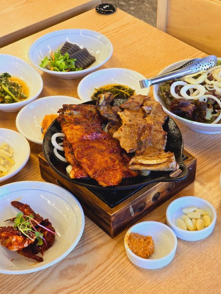  전남 담양 맛집 백동숯불갈비 풍미 가득한 돼지갈비