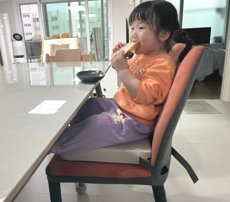 노리마루 유아식탁의자 아기키높이방석 5cm 내돈내산
