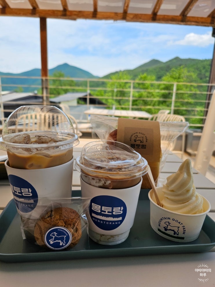  몽토랑 산양목장 카페 / 강원도 평창 카페 아이와 가볼만한 곳