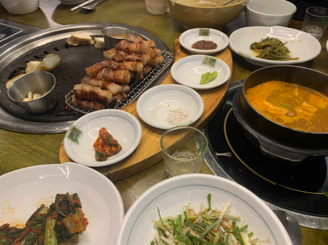  동대문구 전농동 구워주는 고깃집 최원석의돼지한판 서해쭈꾸미 시립대점(숙성삼겹살, 항정살)