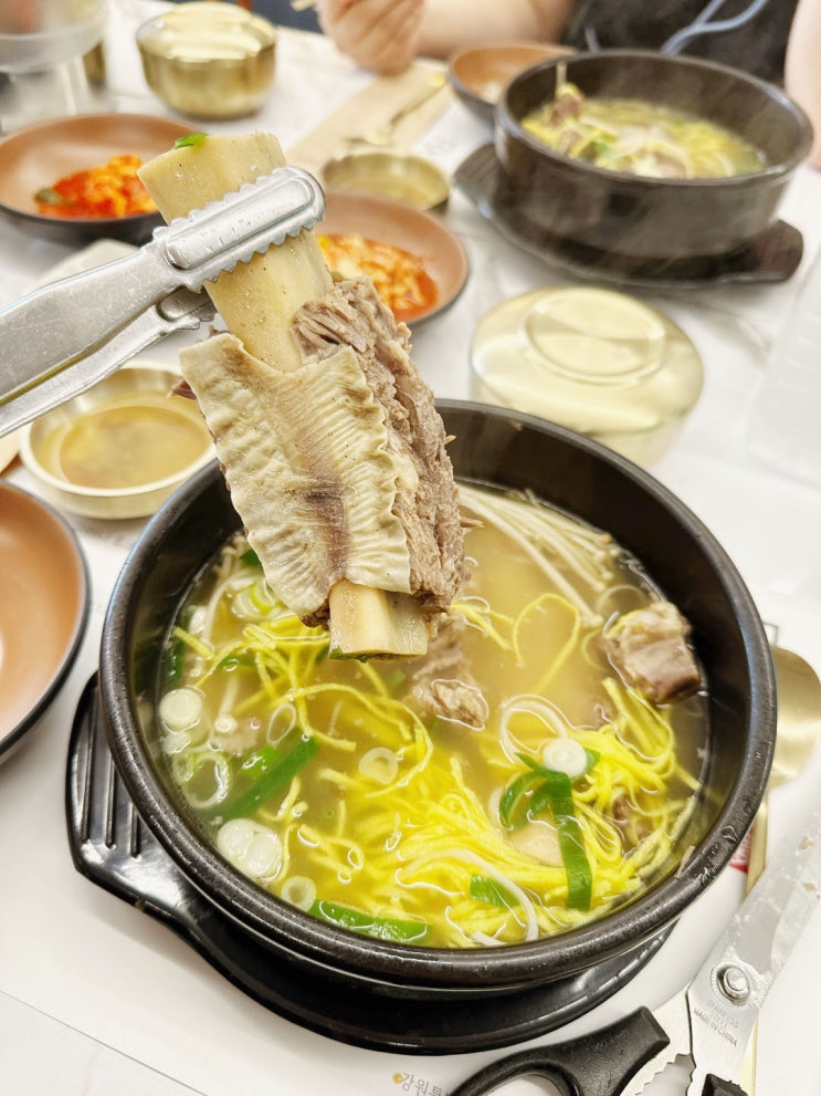 남춘천역 밥집 국밥맛집으로 유명한 갈비탕 춘몽 본점