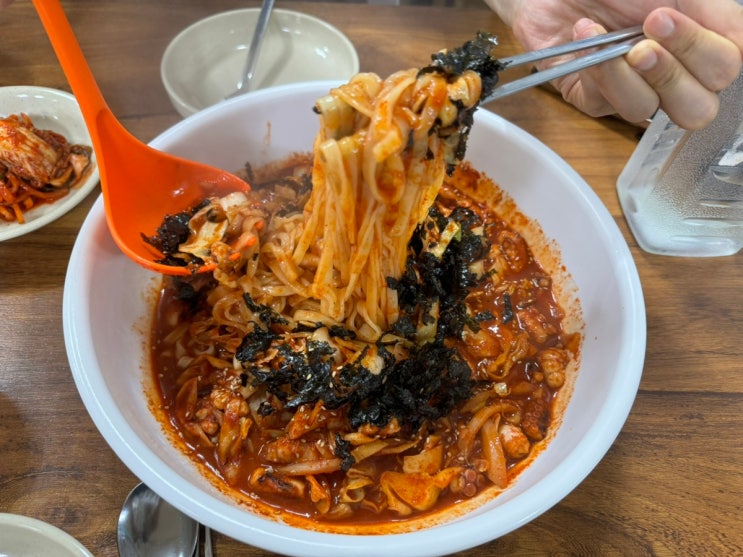  [소문난 칼국수] 쯔양픽! 면낙지 이천시청맛집  솔직리뷰