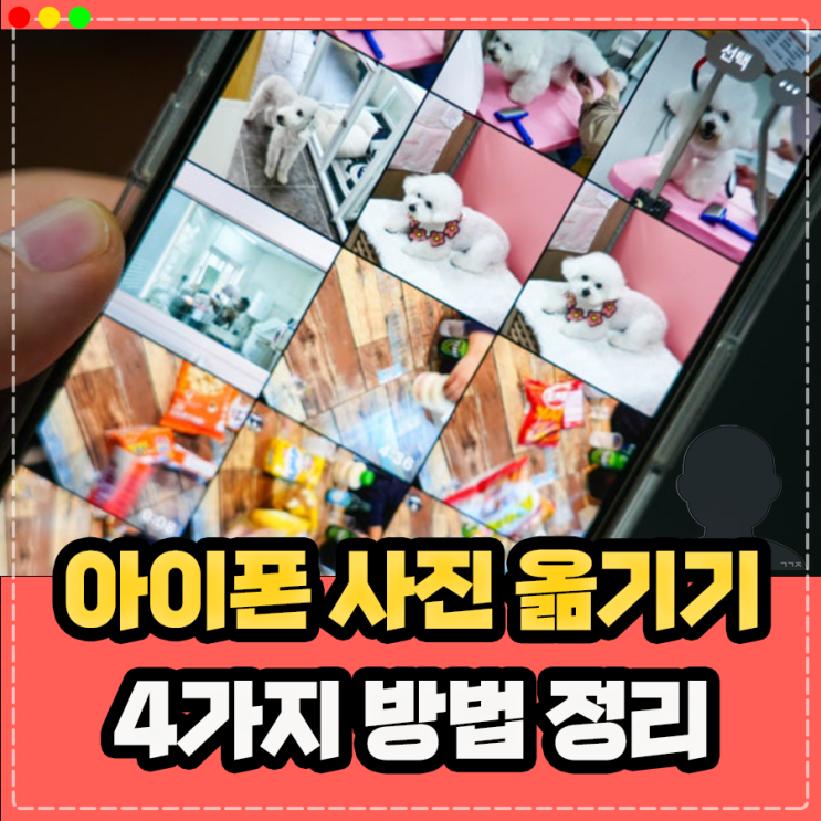  아이폰 사진 컴퓨터로 옮기기, 오류 걱정 없는 4가지 방법 정리