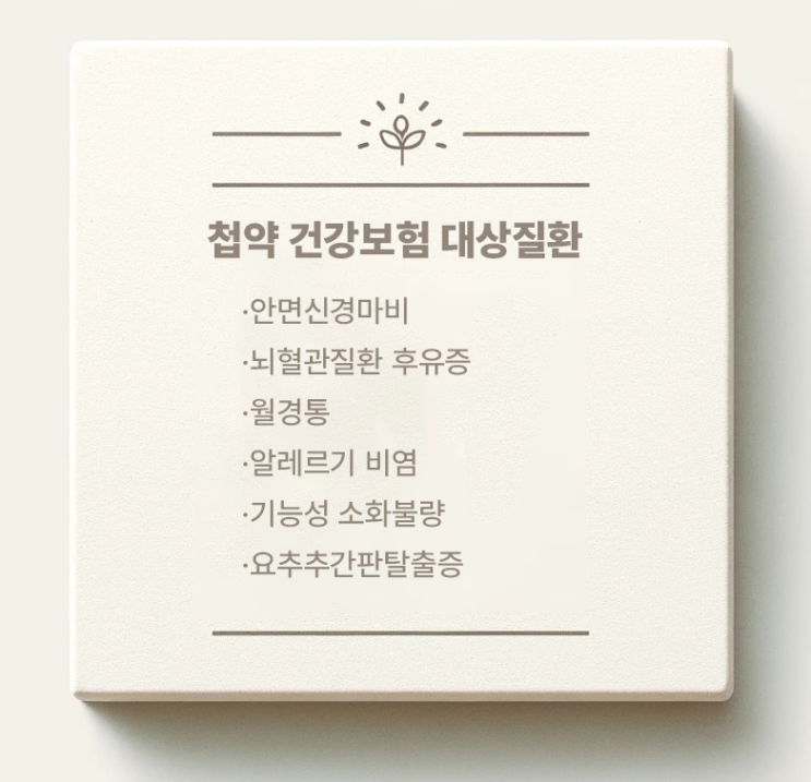 첩약 건강보험 2차 시범사업: 안면신경마비, 뇌혈관질환, 월경통 등 한의원 치료 혜택 첩약 건강보험 2차 시범사업: 안면신경마비, 뇌혈관질환, 월경통 등 한의원 치료 혜택